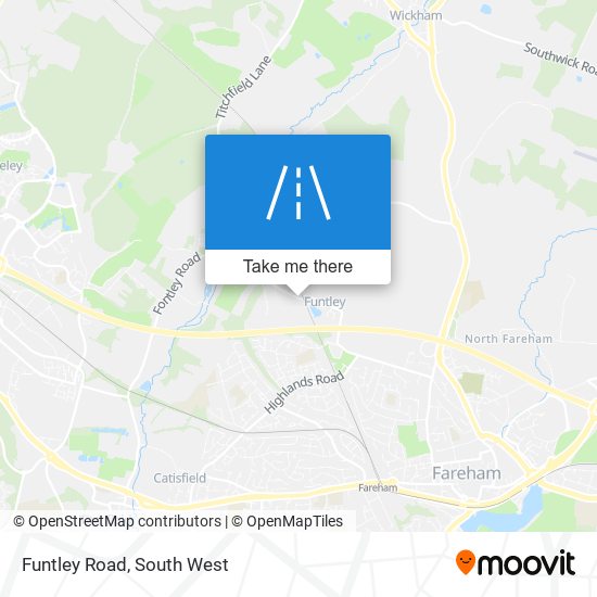 Funtley Road map
