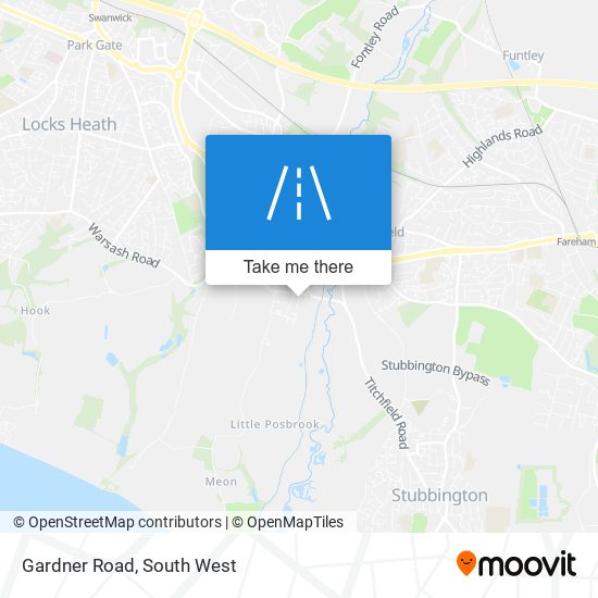 Gardner Road map