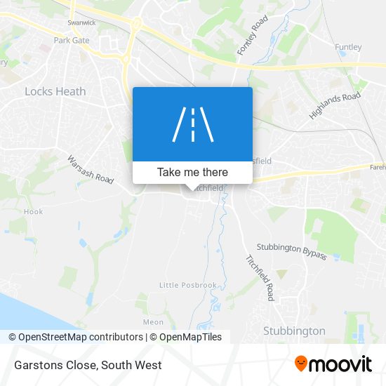 Garstons Close map