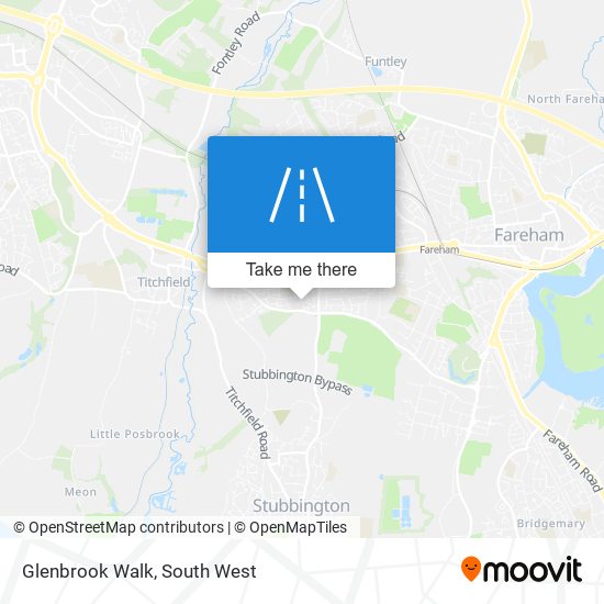 Glenbrook Walk map
