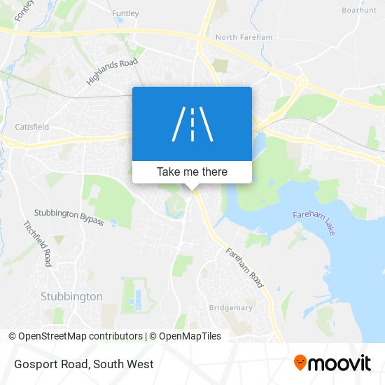Gosport Road map