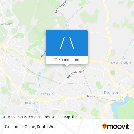 Greendale Close map