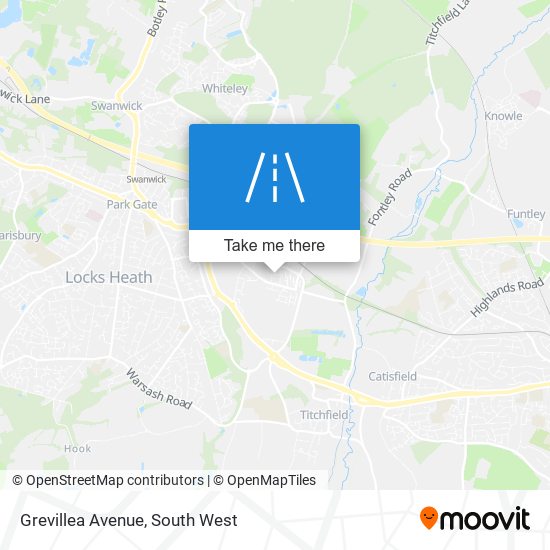 Grevillea Avenue map
