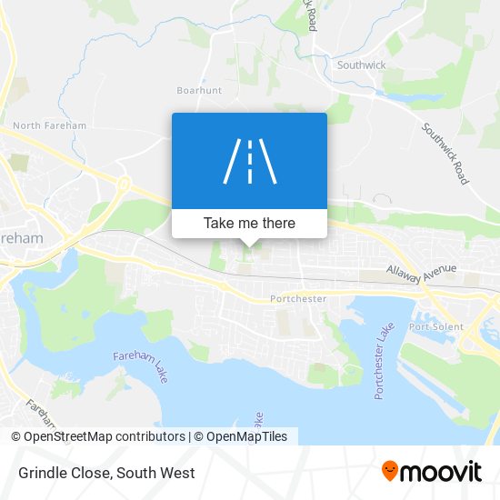 Grindle Close map