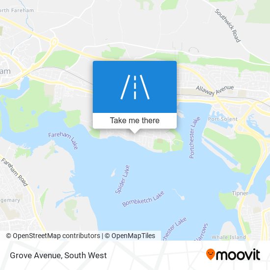Grove Avenue map
