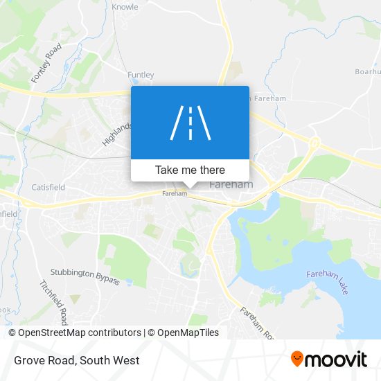 Grove Road map