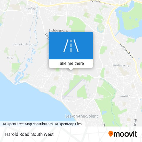 Harold Road map