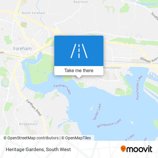 Heritage Gardens map
