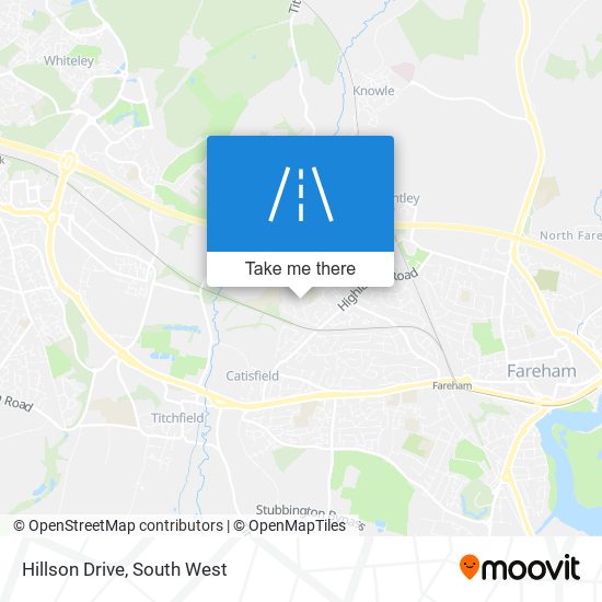 Hillson Drive map