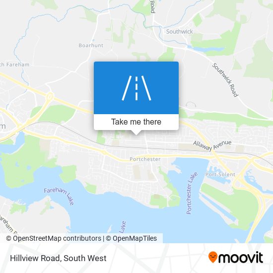 Hillview Road map
