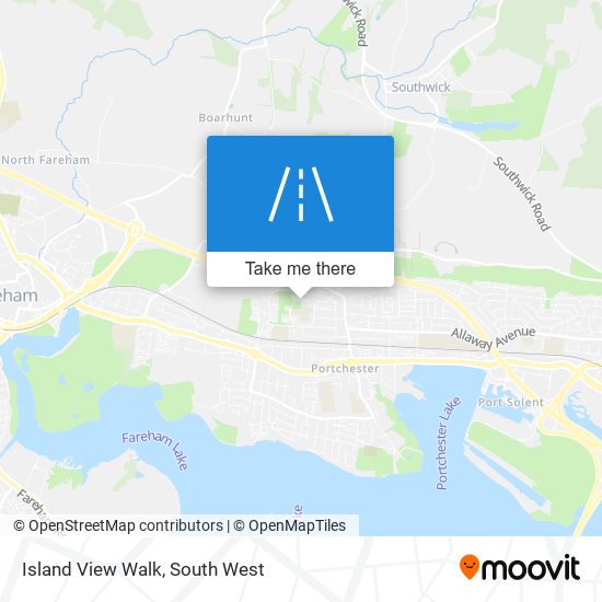 Island View Walk map