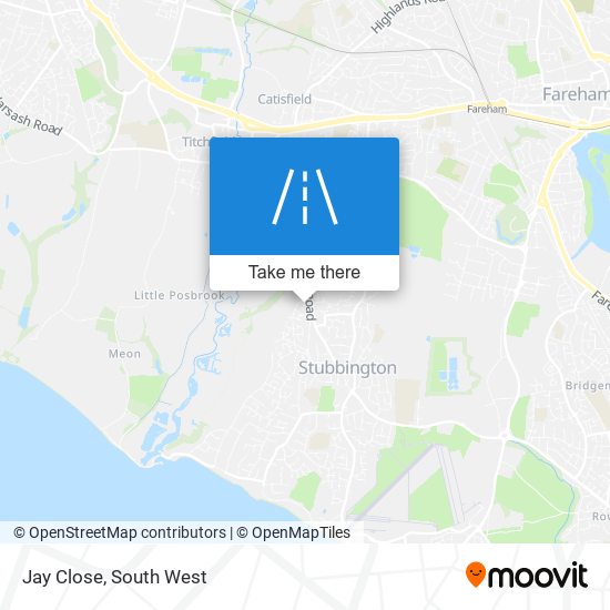 Jay Close map