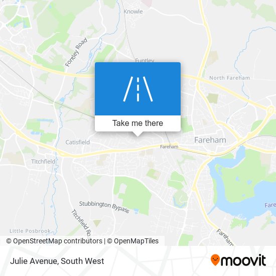 Julie Avenue map