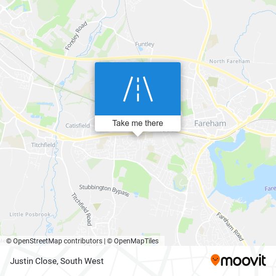Justin Close map