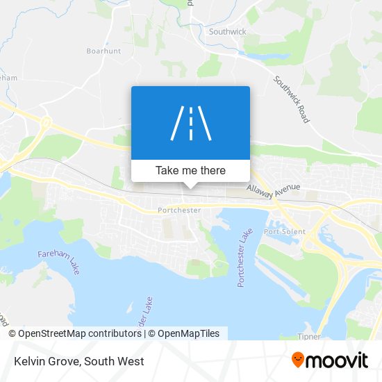 Kelvin Grove map