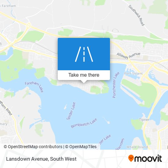 Lansdown Avenue map