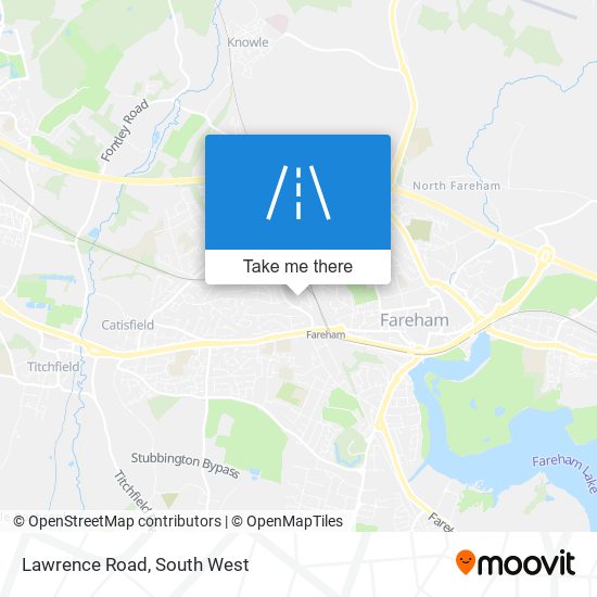 Lawrence Road map
