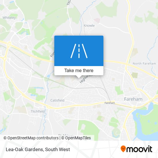 Lea-Oak Gardens map