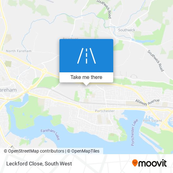 Leckford Close map