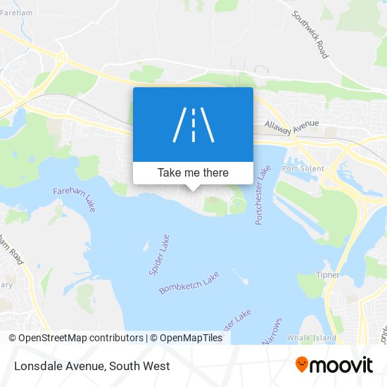 Lonsdale Avenue map