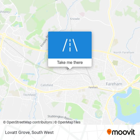 Lovatt Grove map