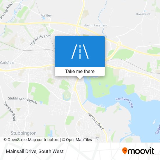 Mainsail Drive map