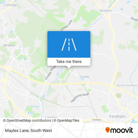 Mayles Lane map