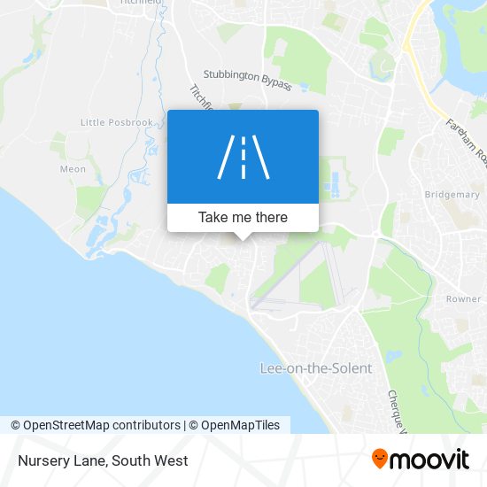 Nursery Lane map