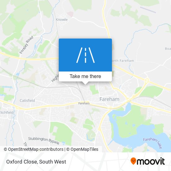 Oxford Close map