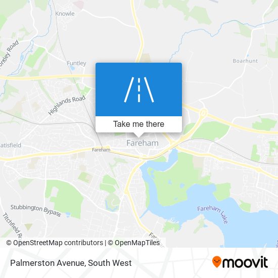 Palmerston Avenue map