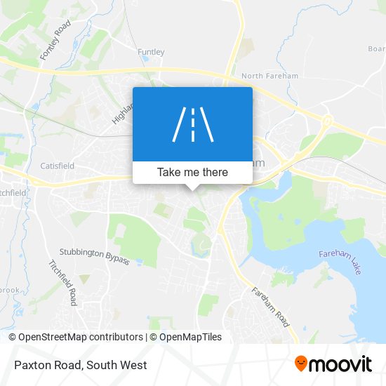 Paxton Road map