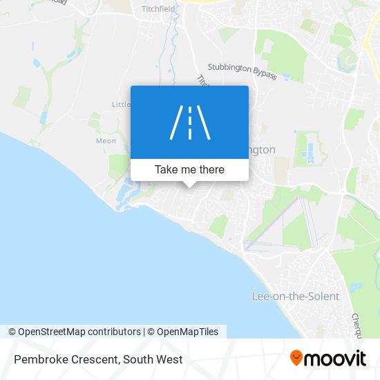 Pembroke Crescent map