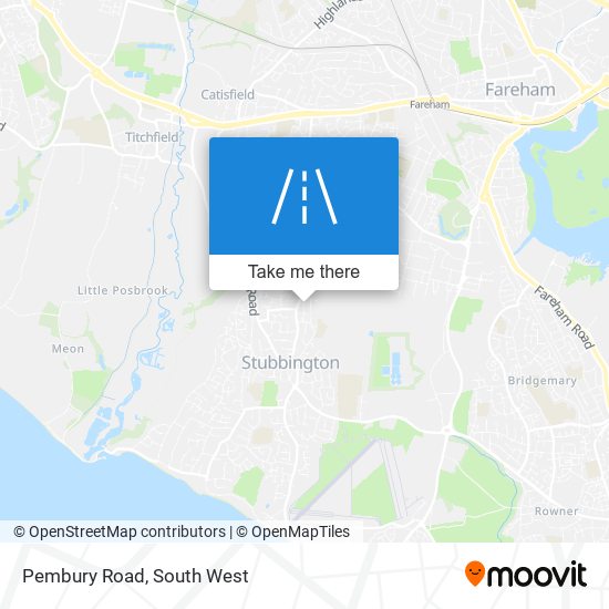 Pembury Road map