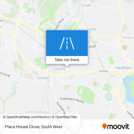 Place House Close map