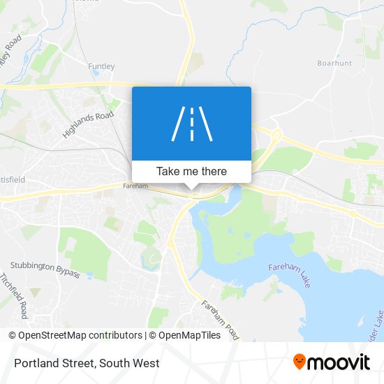 Portland Street map