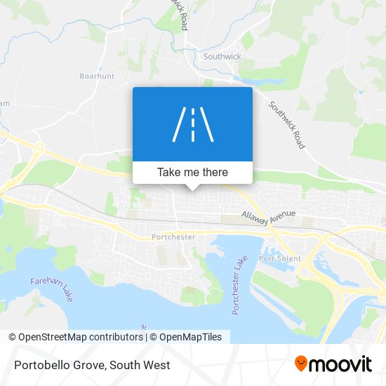 Portobello Grove map