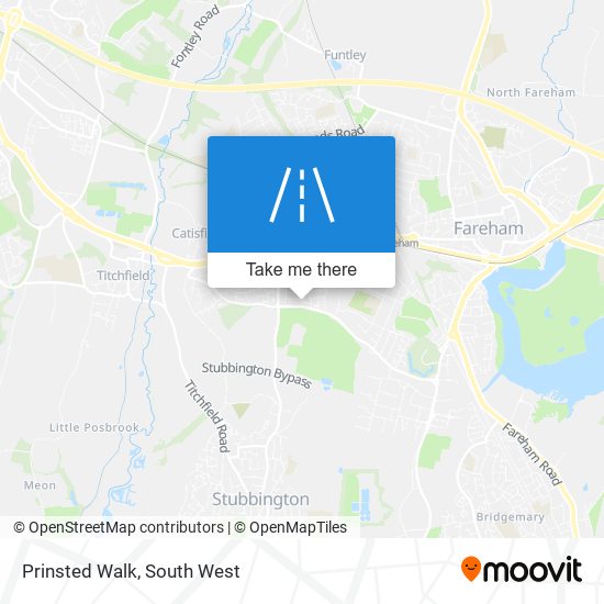 Prinsted Walk map