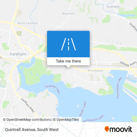 Quintrell Avenue map