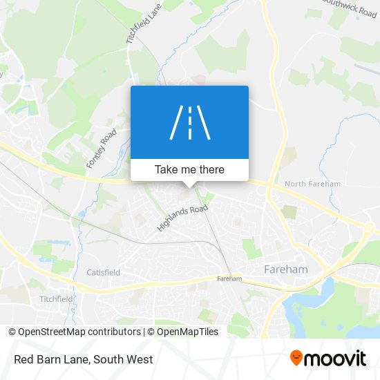 Red Barn Lane map