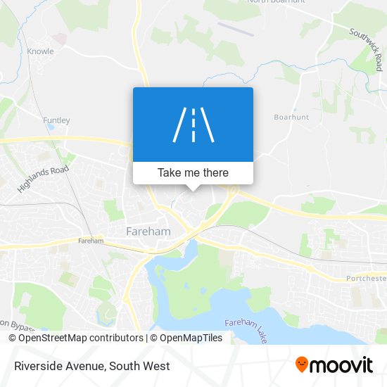 Riverside Avenue map