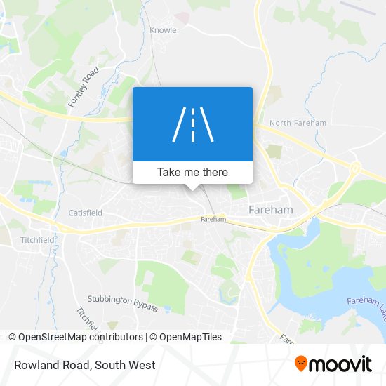 Rowland Road map