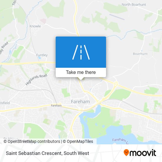 Saint Sebastian Crescent map