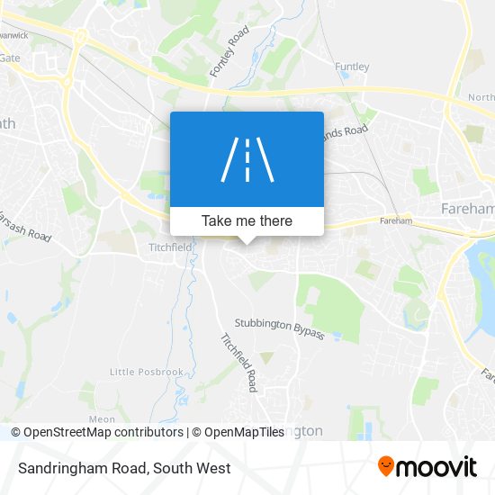 Sandringham Road map