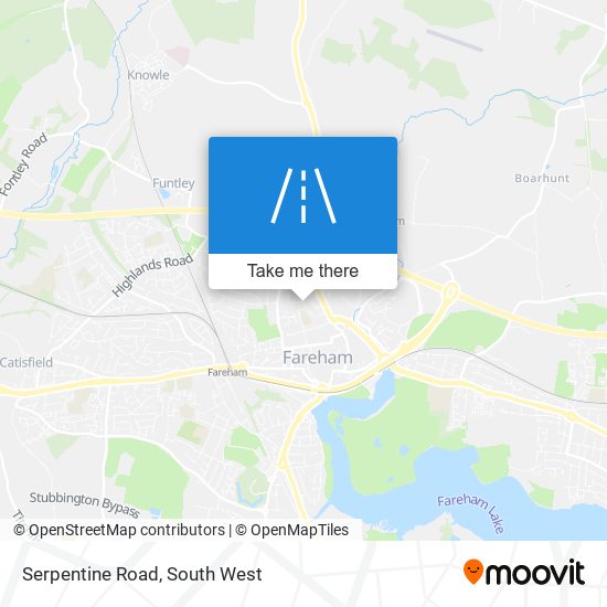Serpentine Road map