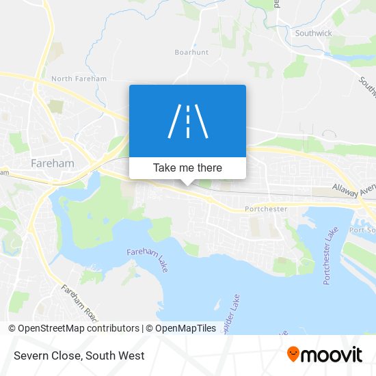 Severn Close map