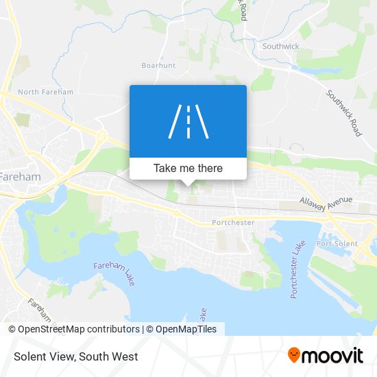 Solent View map