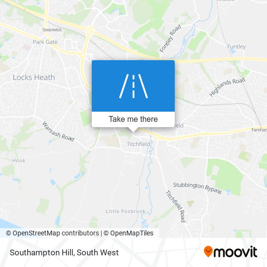 Southampton Hill map