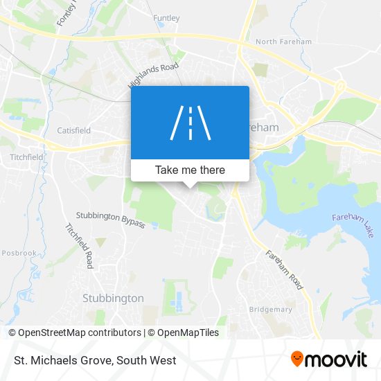 How to get to St. Michaels Grove in Fareham by Train or Bus?
