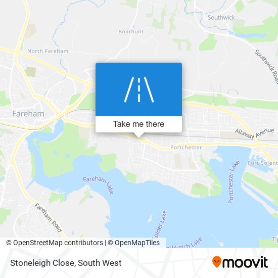Stoneleigh Close map