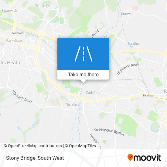 Stony Bridge map